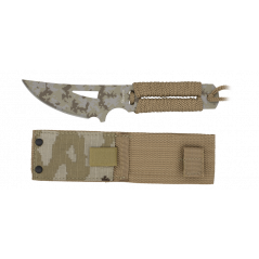 Couteau Albainox Camo coyote. Lame 9 cm - 32415