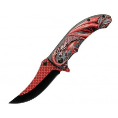 Dragon Scale Linerlock A/O - Rite Edge - CN300551RD