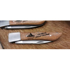 Lot de 4 couteaux gravé mont saint michel