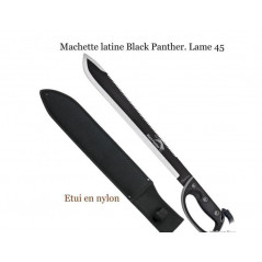 ****Machette latine Black Panther. Lame 45