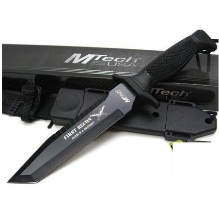 **Poignard type couteau de combat : Army Bowie First Recon Search & Destroy - Etui rigide - MT676TB