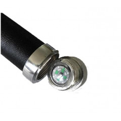 *Collectionneur Couteau 'Rambo II' 40cm avec étui en cuir ROBUSTE 700g avec accessoires de survie Ro