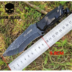 **X- Poignard de chasse survie manche Bois totale 24 cm Rough Ryder Cutlery USA Acier 3cr13 S019B