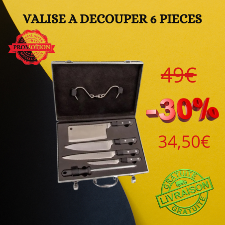 VALISE A DECOUPER 6 PIECES
