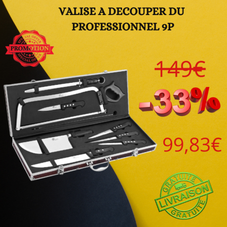 Valise de découpe grand gibier PRADEL EXCELLENCE PRED15