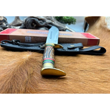 Stacked Leather Bowie - Rough Ryder - RR2205 CM3