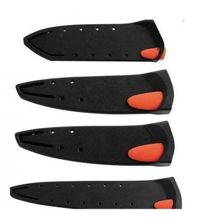 SHARK COFFRET 4 COUTEAUX DE CUISINE AVEC ETUI AIGUISEUR PRADEL EXCELLENCE THIERS FRANCE p4 CM32