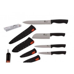 SHARK COFFRET 4 COUTEAUX DE CUISINE AVEC ETUI AIGUISEUR PRADEL EXCELLENCE THIERS FRANCE p4 CM32