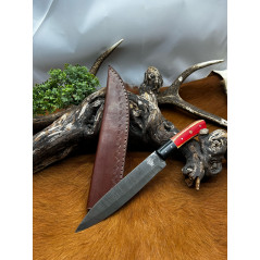 Magnifique Bowie smoky Mountain Blades lame en acier Damas et manche en bois ref SMB109
