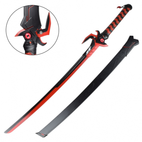 ÉPÉE FANTAISIE ORNEMENTALE INSPIRÉE DE L’ÉPÉE MURAMASA DE GENJI SÉRIE OVERWATCH
