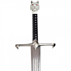 ÉPÉE FANTASTIQUE ORNEMENTALE EFFET DAMAS Inspirée de l’épée à longues griffes de Jon Snow Série Game of Thrones