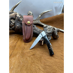 Magnifique Couteau de poche pliant Pradel, manche en Corne ref CO01