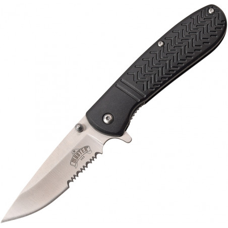 Linerlock A/O Satin Serrated