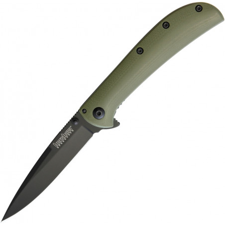 AM-3 Framelock A/O Green