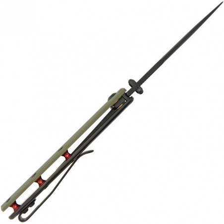 AM-3 Framelock A/O Green