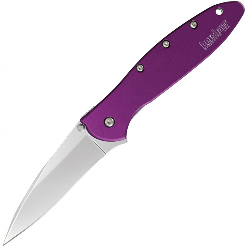 Leek Linerlock A/O Purple - KS1660PUR