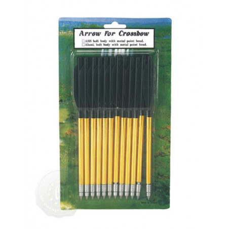 12 FLÉCHETTES 6.5'' POUR PISTOLETS ARBALÈTE SHOOT AGAIN