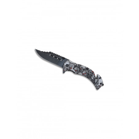 COUTEAU OUVERTURE ASSISTEE VERT LAME 12CM (126)