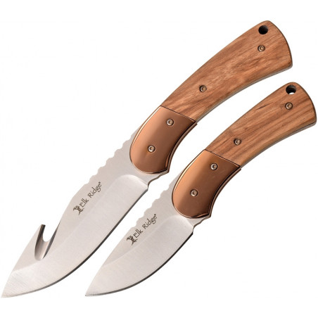 Fixed Blade Combo Brown - Elk Ridge - ER20010BR