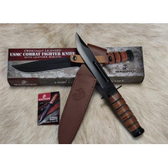 MAGNIFIQUE POIGNARD USMC Combat Fighting Knife LICENCE OFFICIELLE USA